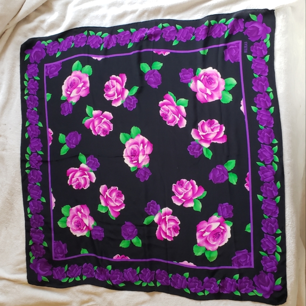 Bill Blass Vintage Silk Scarf